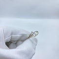 Crystal Wave Silver Ring
