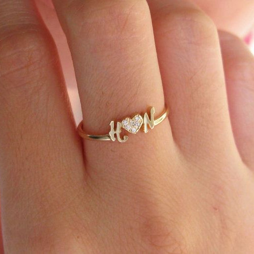 Customized Name Ring