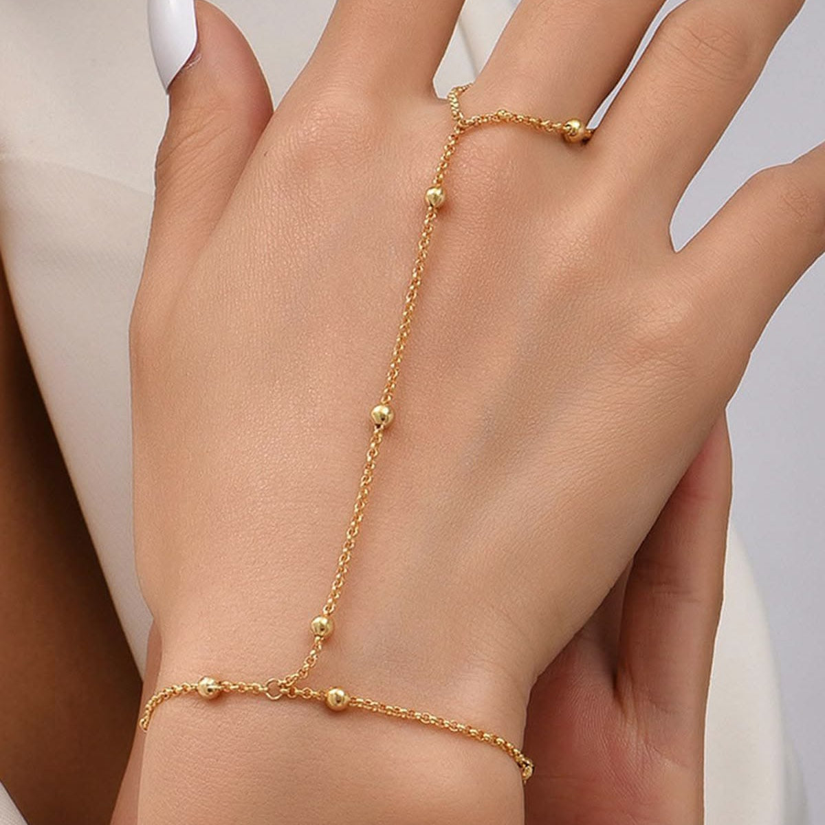Dainty Gold Hand Chain