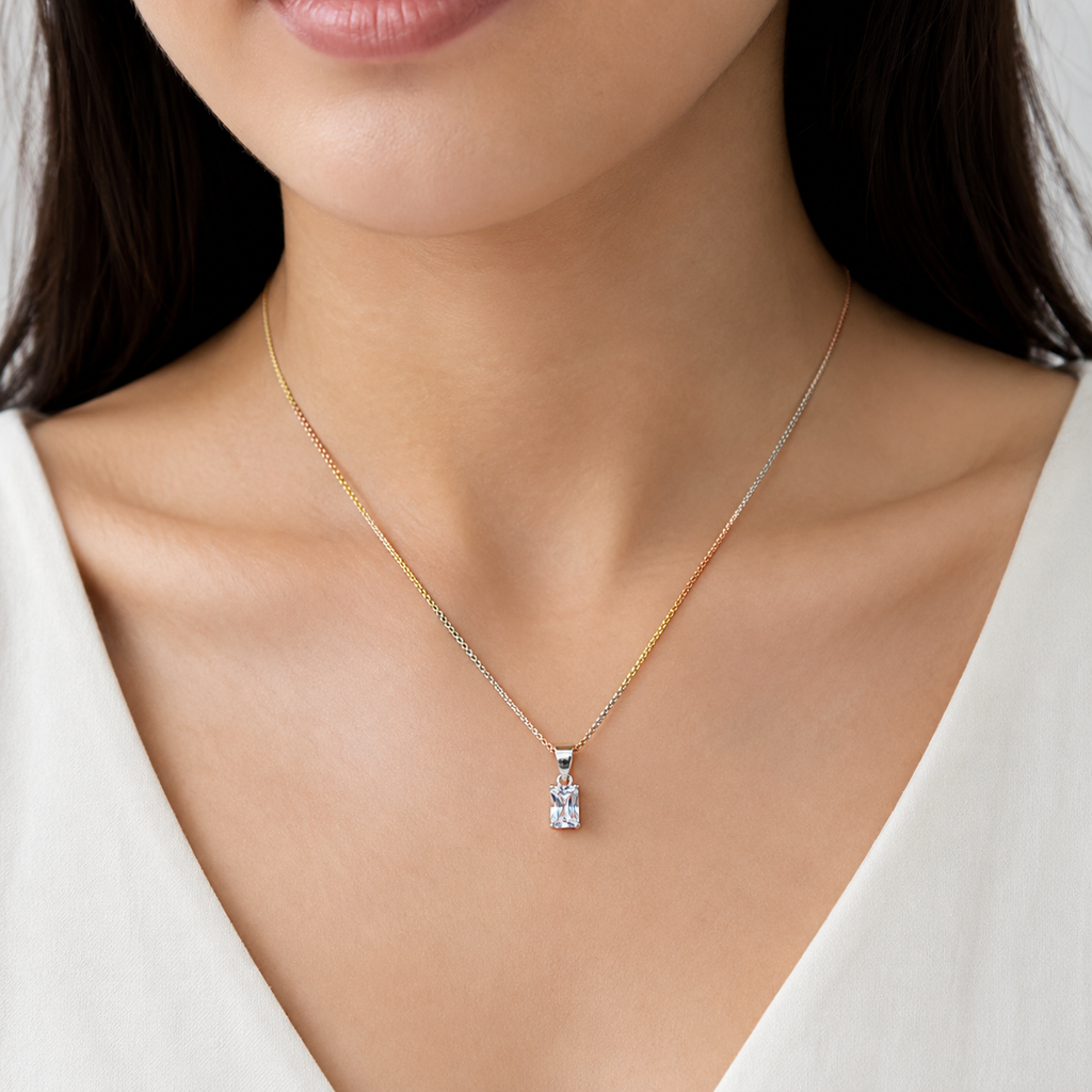 Delicate Emerald Pendant