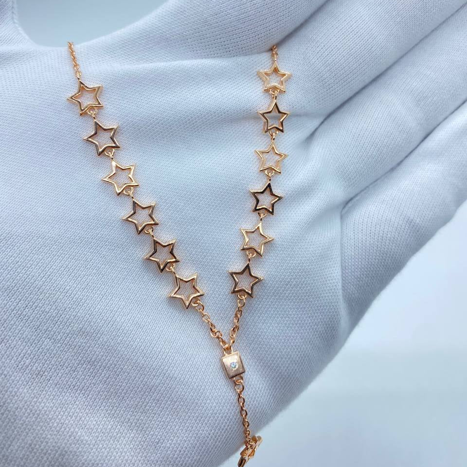 Delicate Gold Star Necklace