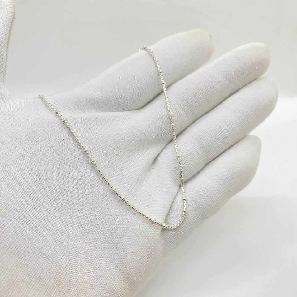 Diamond Cut Silver Chain