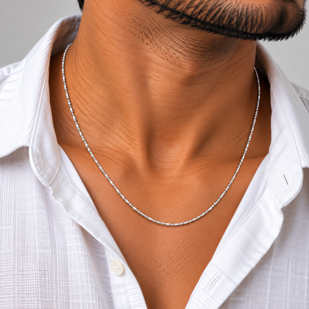 Diamond Cut Silver Chain