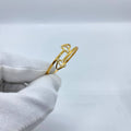 Diamond Triangle Yellow Bangle