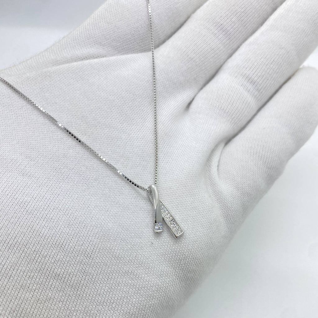 silver necklace
