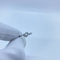 Double Heart Silver Ring