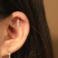 Double Teardrop Crystal Bugadi