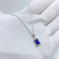Elegant Blue Gemstone Necklace