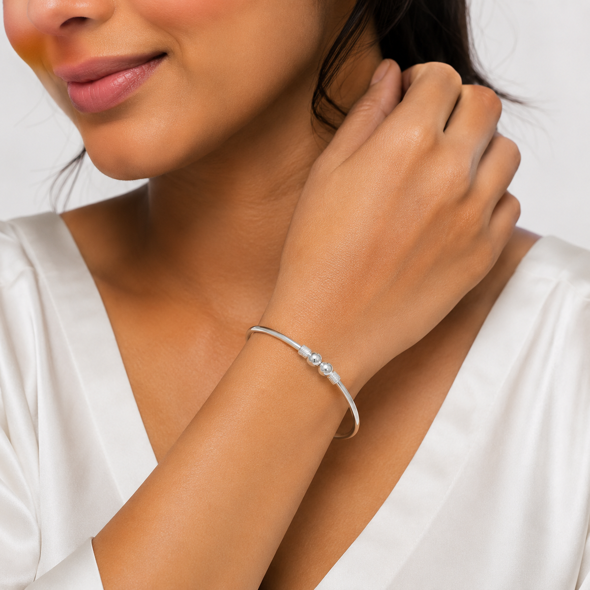 Elegant Silver Bangle