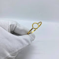 Elegant silver Circle Bangle