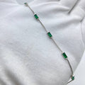 Emerald Baguette Bracelet