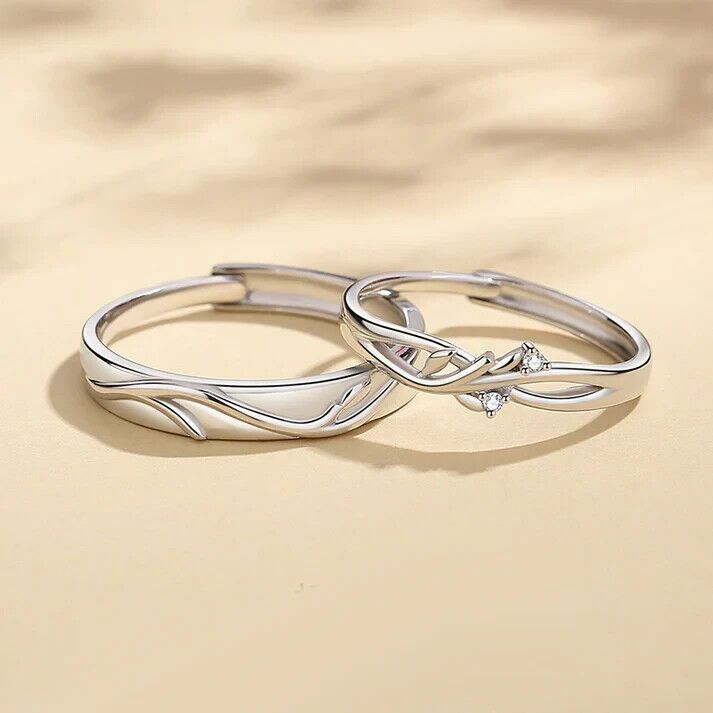 Eternal Vine Couple Rings