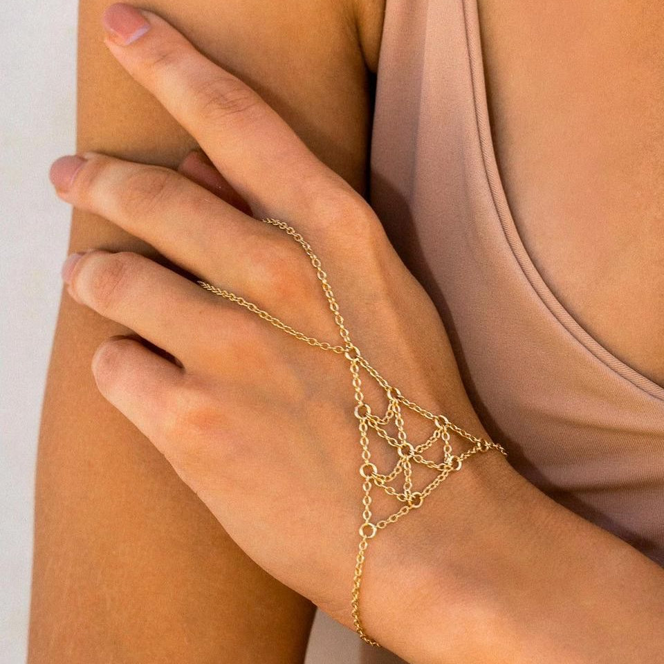 Evil Eye Hand Chain