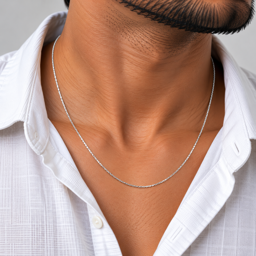 Fine Snake Silver Chain
