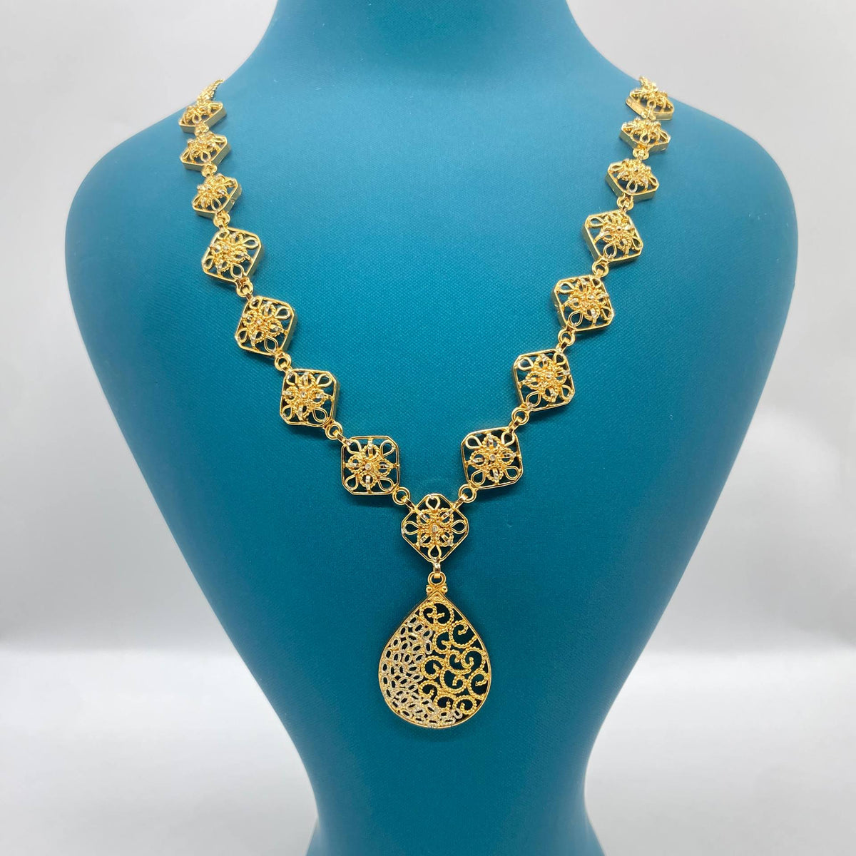 silver necklace