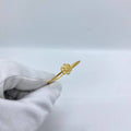 Floral Gold Bangle
