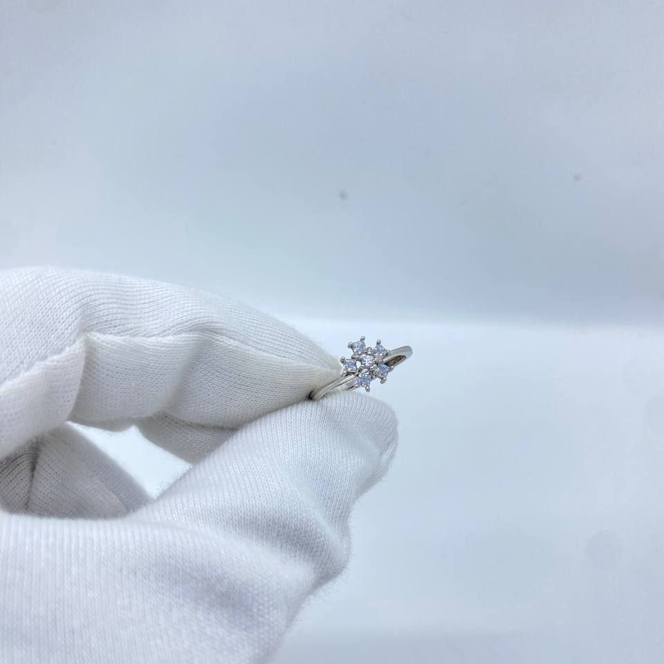 Floral Silver Ring