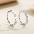 Geometric Love Couple Ring