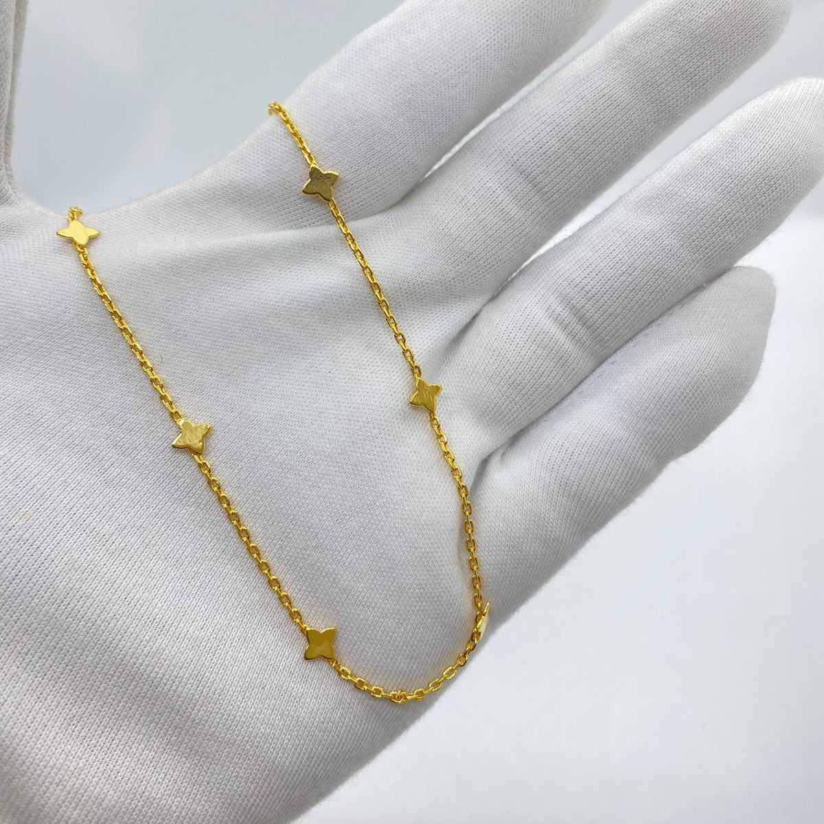 Gold Butterfly Charm Chain