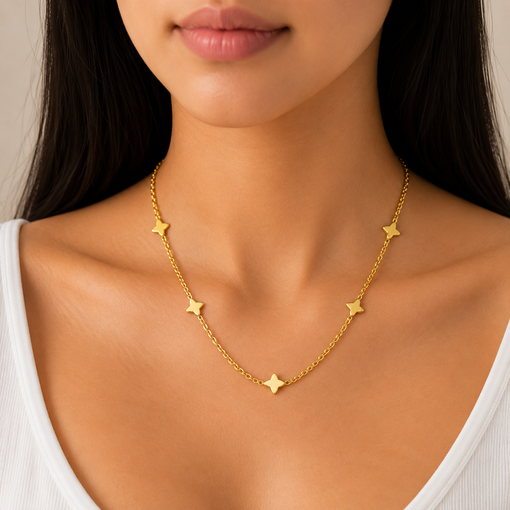 Gold Butterfly Charm Chain