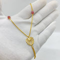 Gold Filigree Tassel Necklace