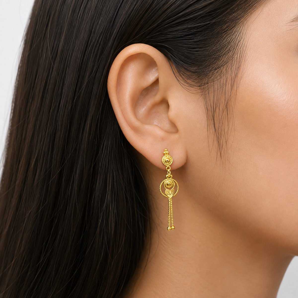 silver earring