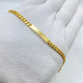 Gold ID Bracelet