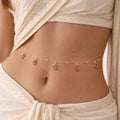 Gold Leaf Charm Waist Chain