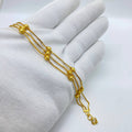 Golden Beaded Multi-Layer Waist Chain