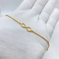 Golden Infinity Link Bracelet