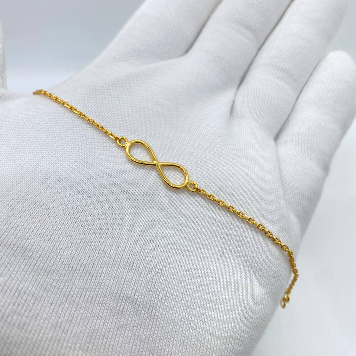 Golden Infinity Link Bracelet