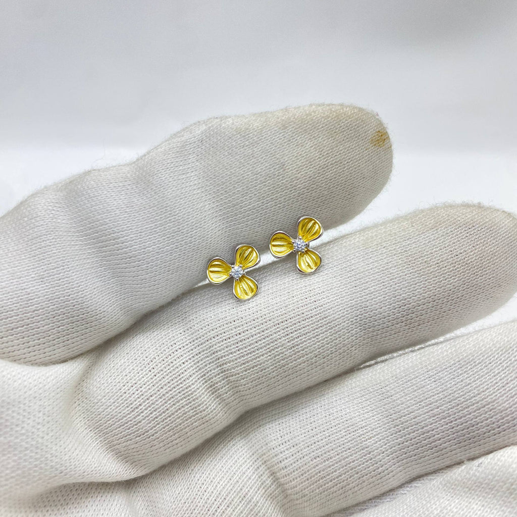 silver earrings