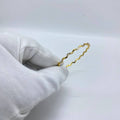 Golden Wave Bangle