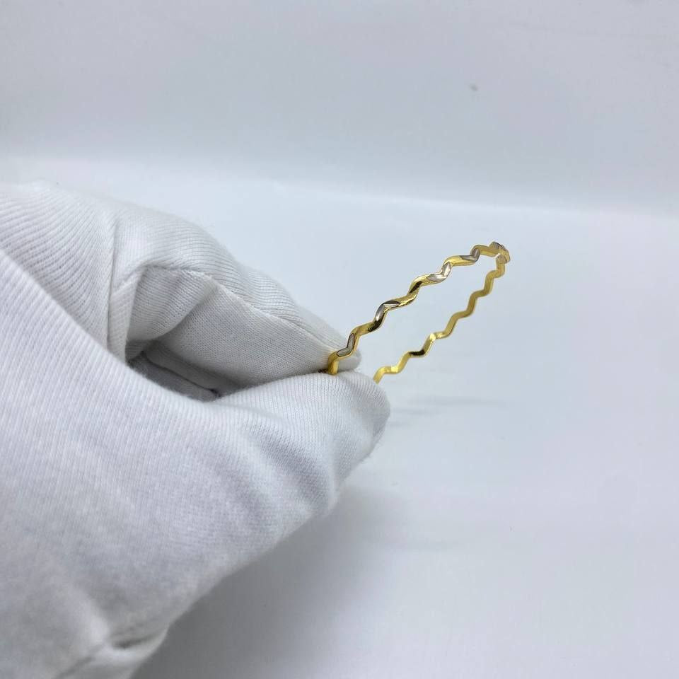 Golden Wave Bangle