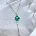 silver necklace