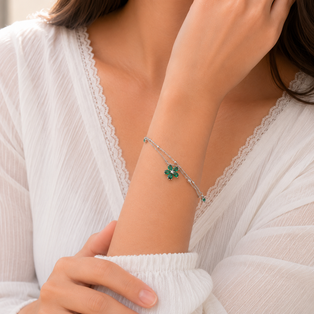 silver bracelet