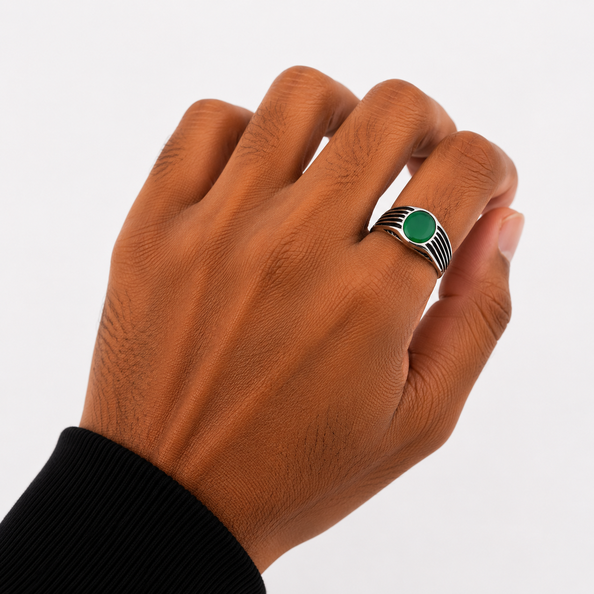 mens silver ring