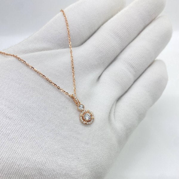 silver necklace