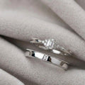 Heart Bond Couple Rings