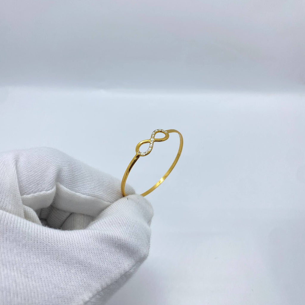  Infinity Gold Bangle