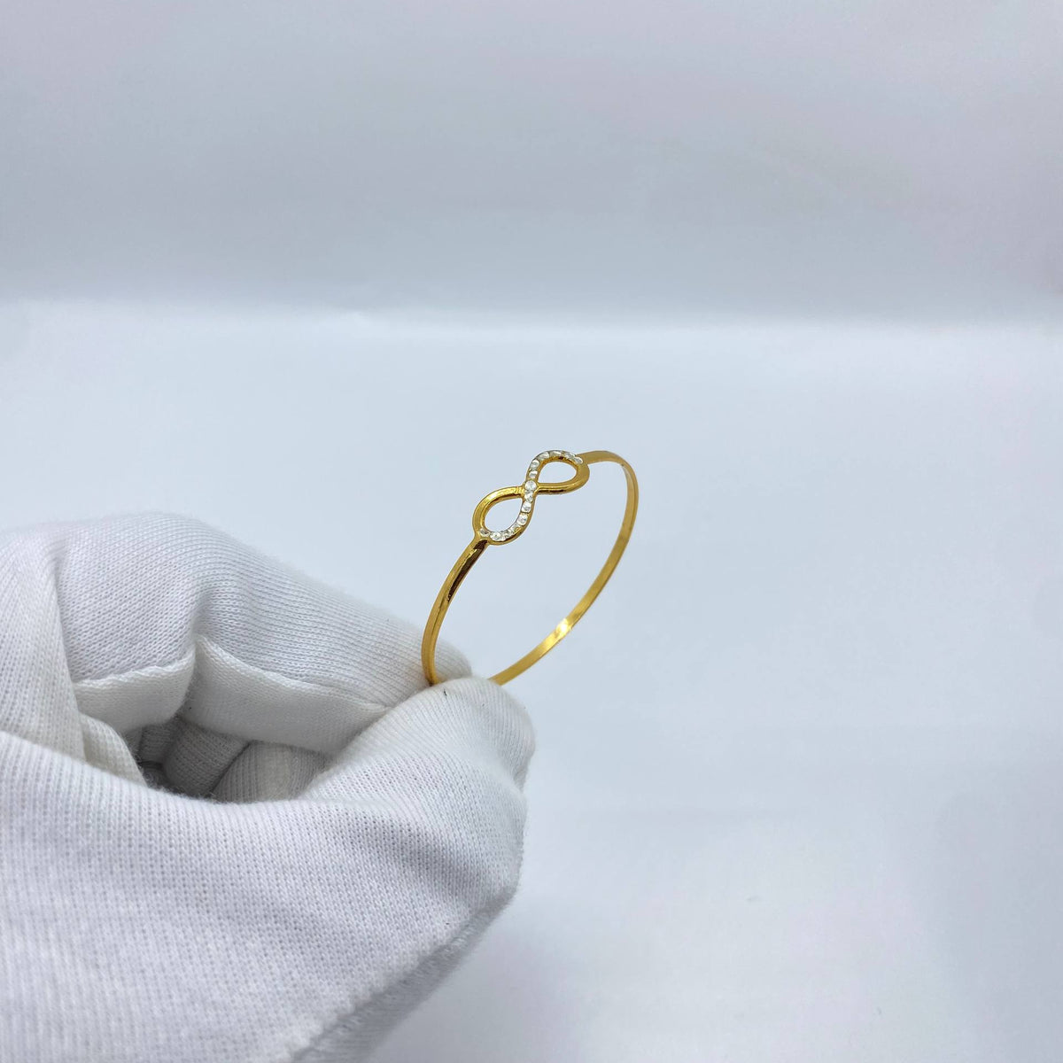  Infinity Gold Bangle