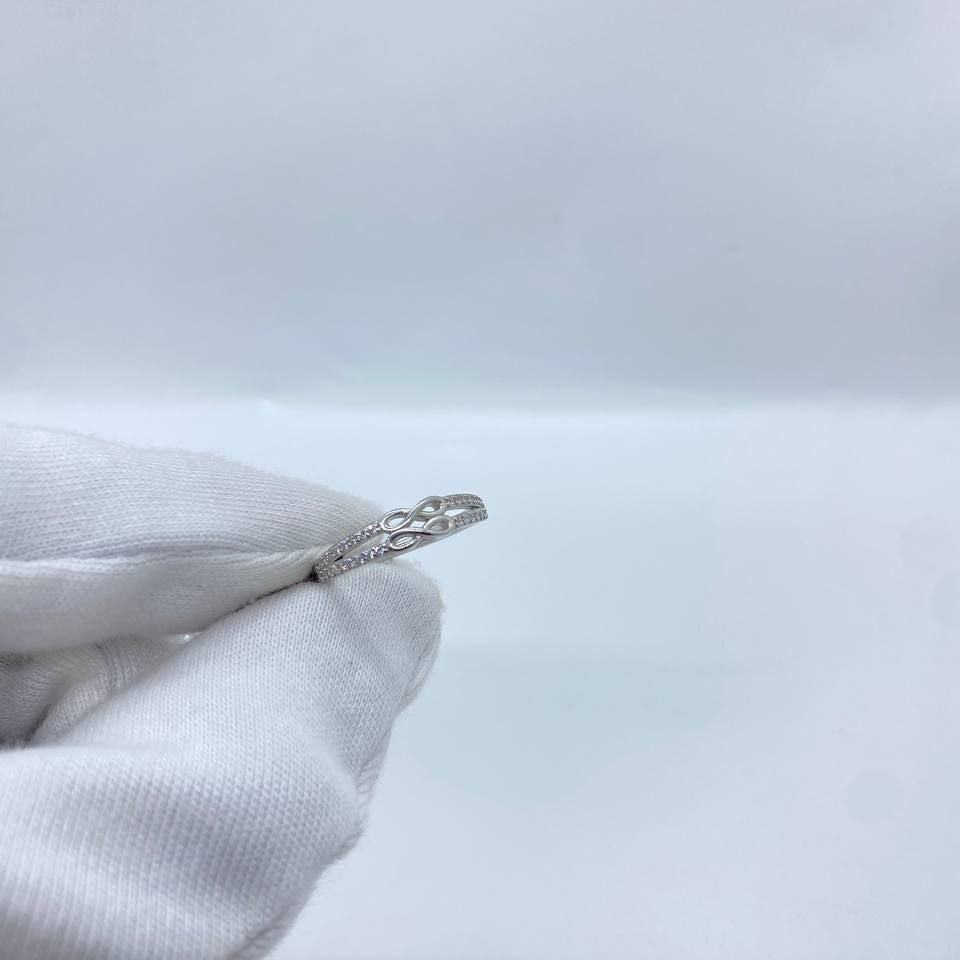 Infinity Wave Silver Ring