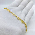 Interlocking Heart Link Bracelet