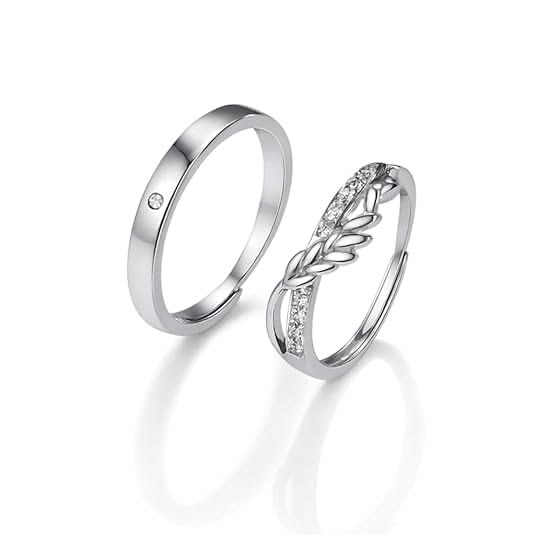 Leaf Harmony Couple Ring