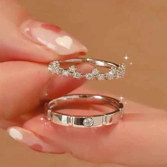 Love Initial Couple Ring