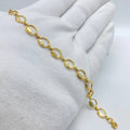Luxe Oval Link Gold Bracelet