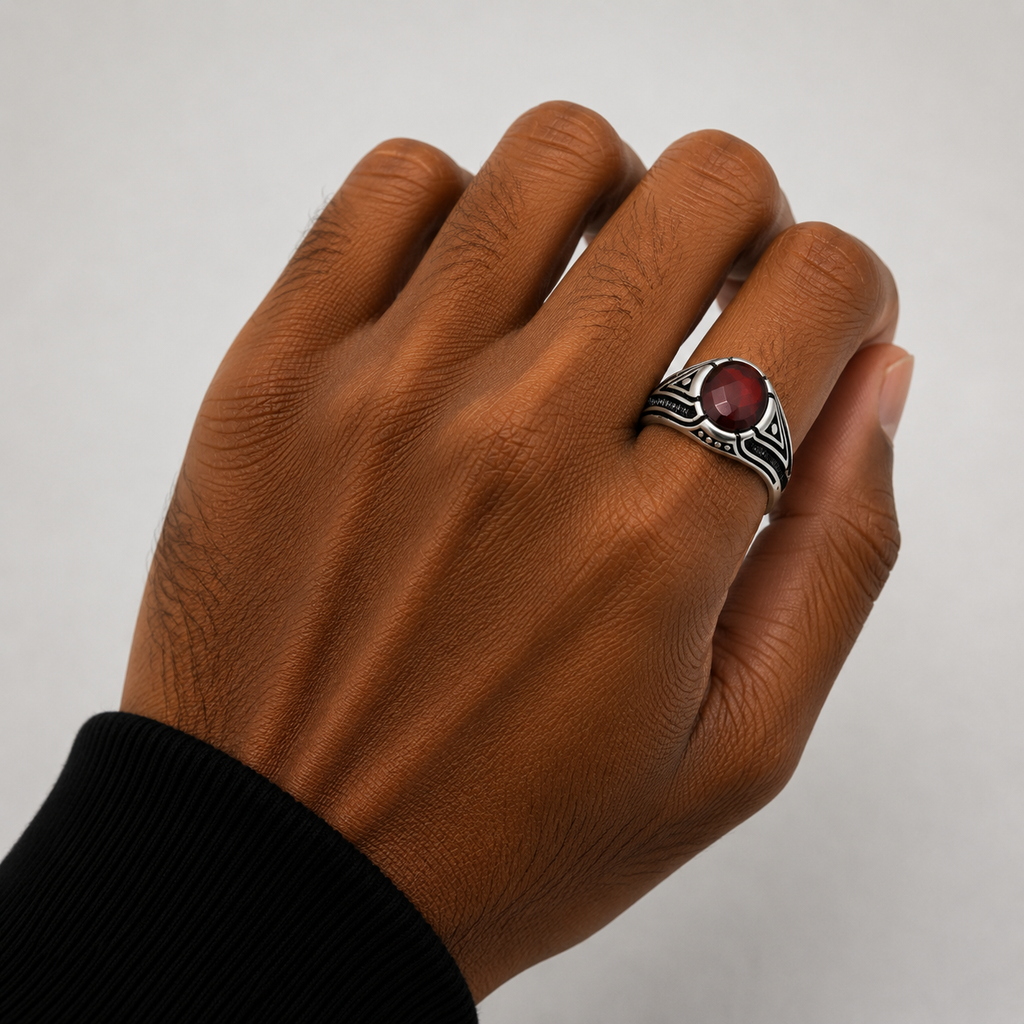 gents silver rings