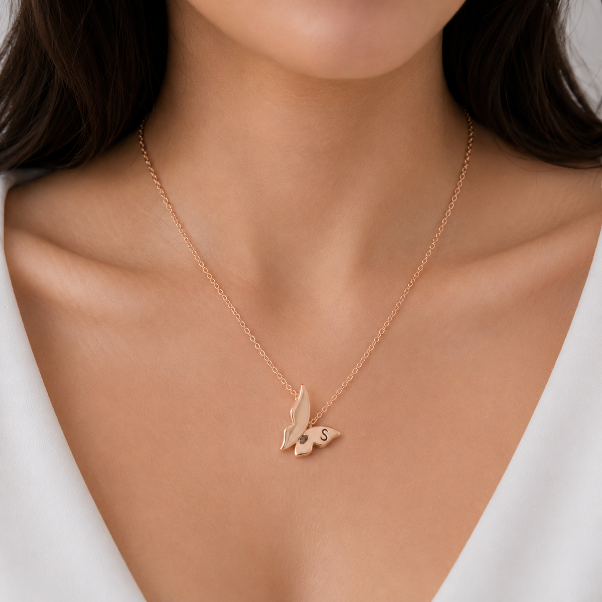 silver necklace