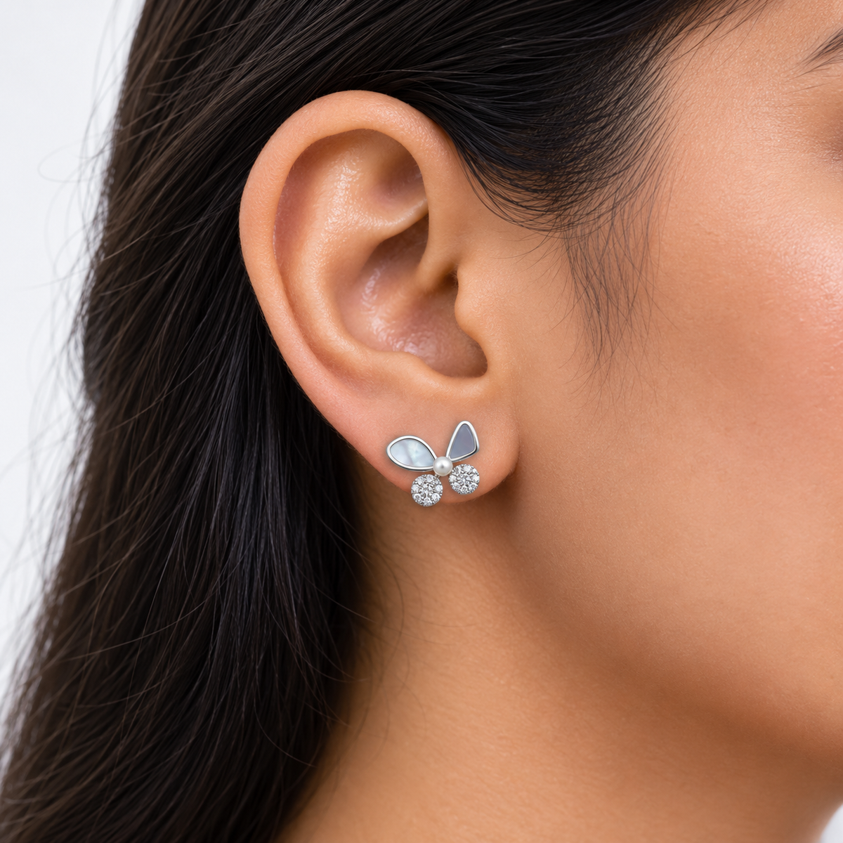 silver earring