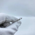 Open Heart Stone Silver Ring